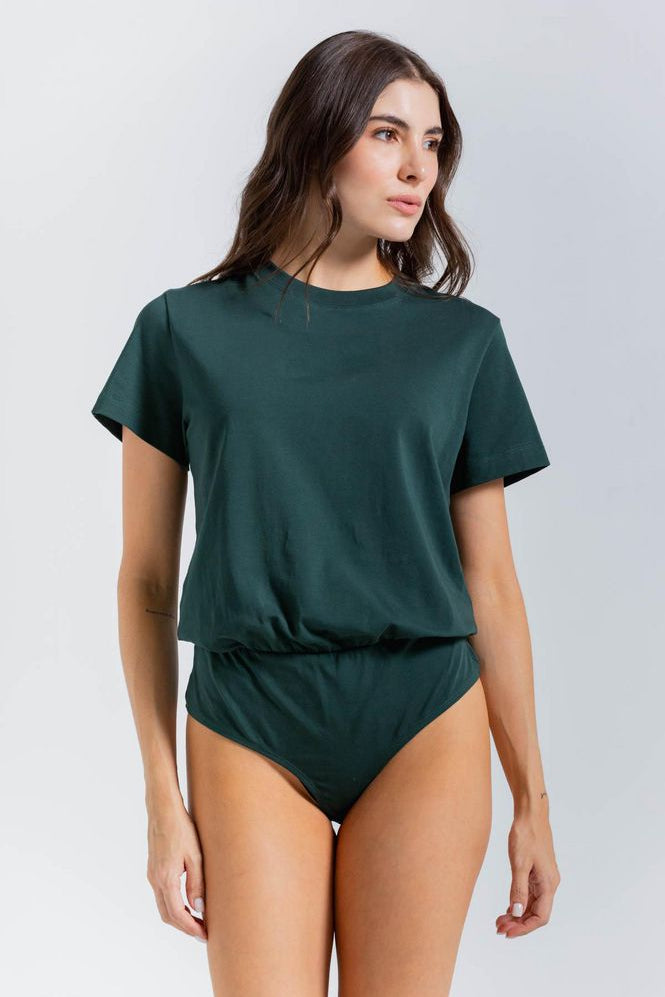 Body Manga Corta Ajustado PEOPLE