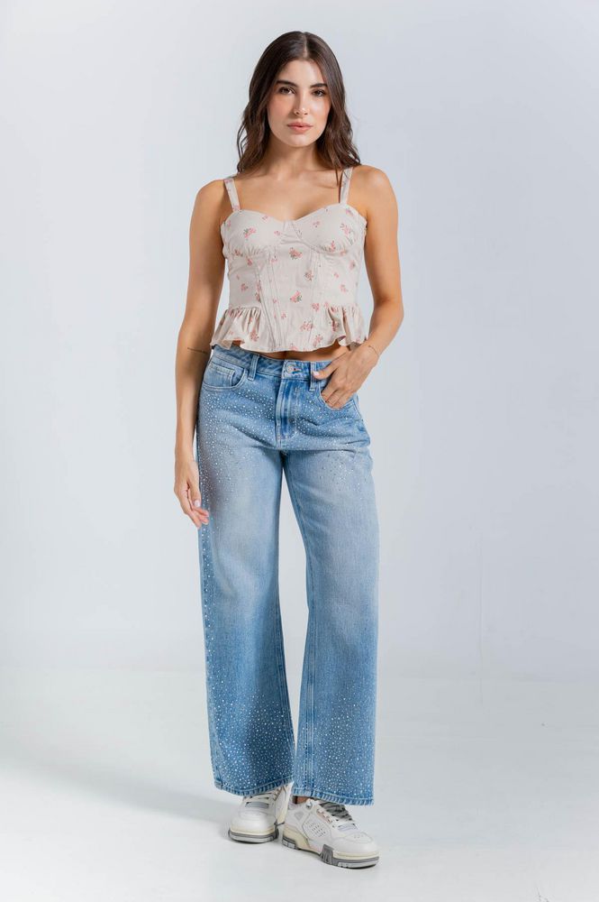JEAN Denim Wide leg PEOPLE