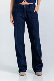 Jean  bota recta, con costura decorativa Clásica ARKITECT