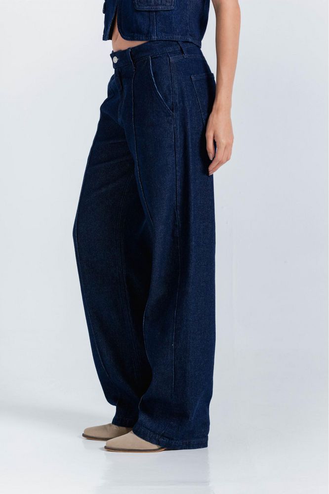 Jean  bota recta, con costura decorativa Clásica ARKITECT