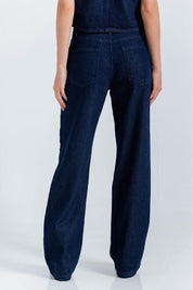 Jean  bota recta, con costura decorativa Clásica ARKITECT