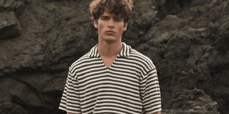 Camisetas tipo polo hombre