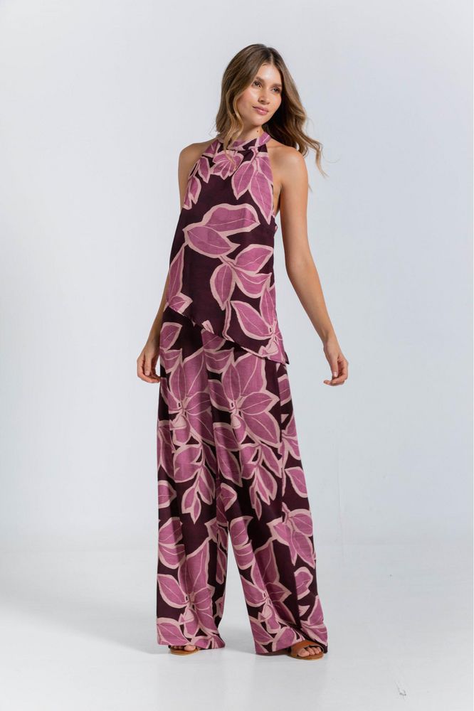 Blusa Cuello Halter Amplia ARKITECT