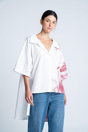 Blusa Manga Corta Cola Amplia ARKITECT MARIA ELENA VILLAMIL