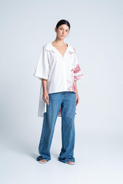 Blusa Manga Corta Cola Amplia ARKITECT MARIA ELENA VILLAMIL
