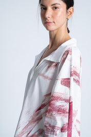 Blusa Manga Corta Cola Amplia ARKITECT MARIA ELENA VILLAMIL