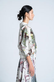 Blusa Tela Popelina Estampada ARKITECT