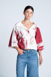Blusa Tela Popelina Estampada ARKITECT