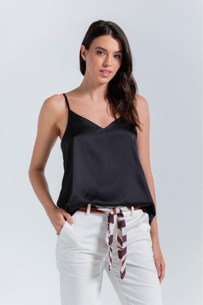 Blusa Con Argollas,Estampada  Clásica ARKITECT