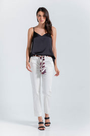 Blusa Con Argollas,Estampada  Clásica ARKITECT