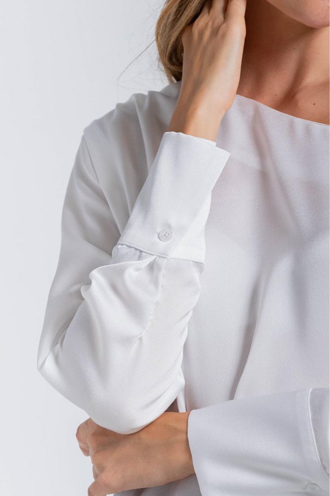 Blusa Cuello asimétrico Ajustada ARKITECT