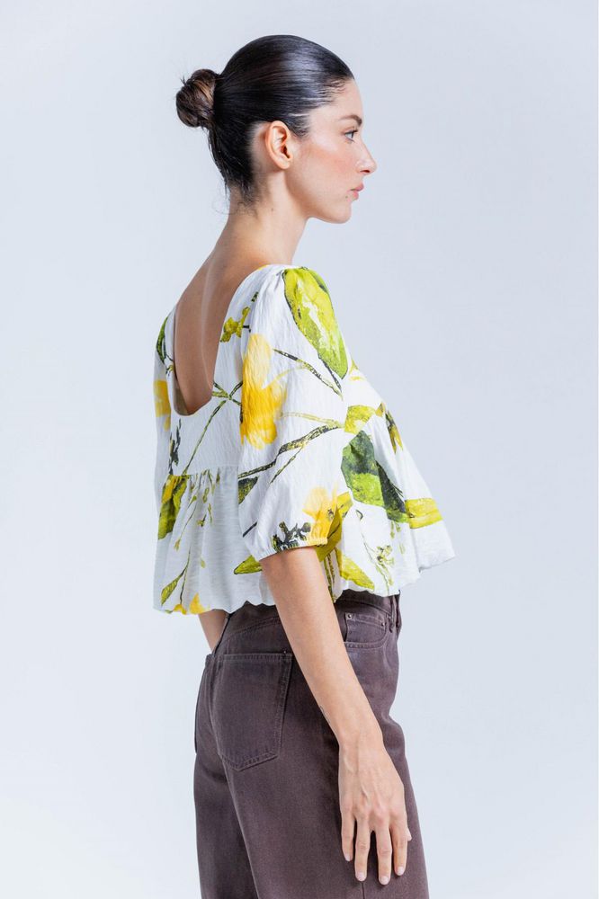 Blusa Manga Corta Amplia ARKITECT