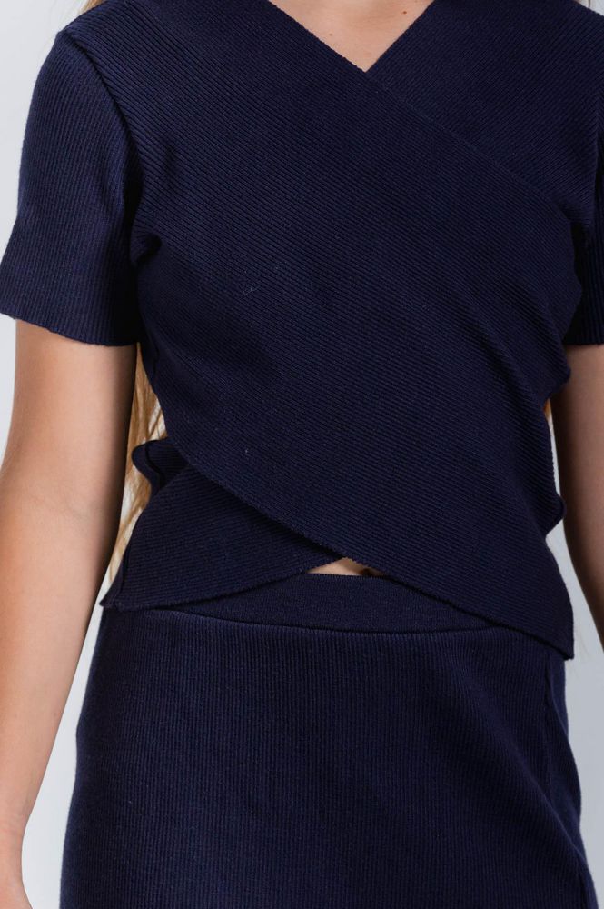 Blusa Manga Corta Ajustada PEOPLE