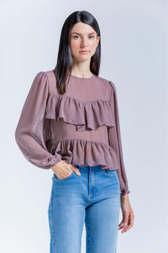 Blusa Manga Larga Amplia ARKITECT
