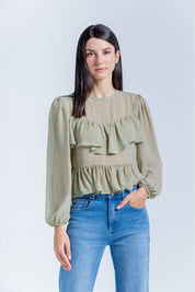 Blusa Manga Larga Amplia ARKITECT