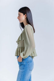 Blusa Manga Larga Amplia ARKITECT