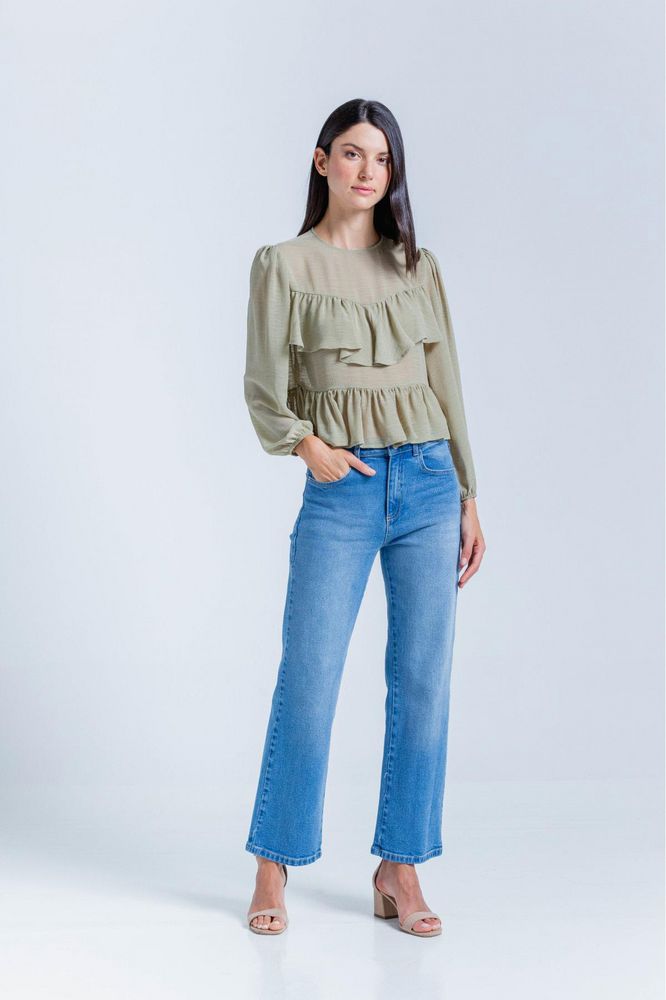 Blusa Manga Larga Amplia ARKITECT