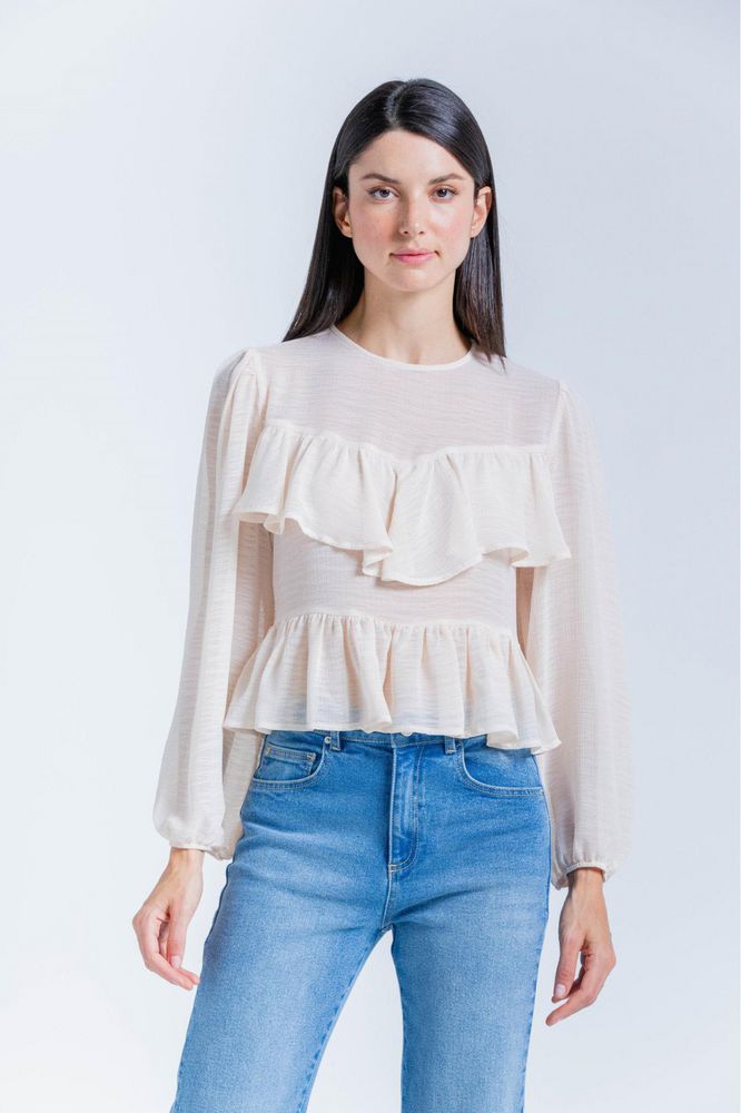 Blusa Manga Larga Amplia ARKITECT