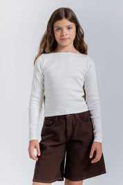 Blusa Manga Larga Ajustada PEOPLE