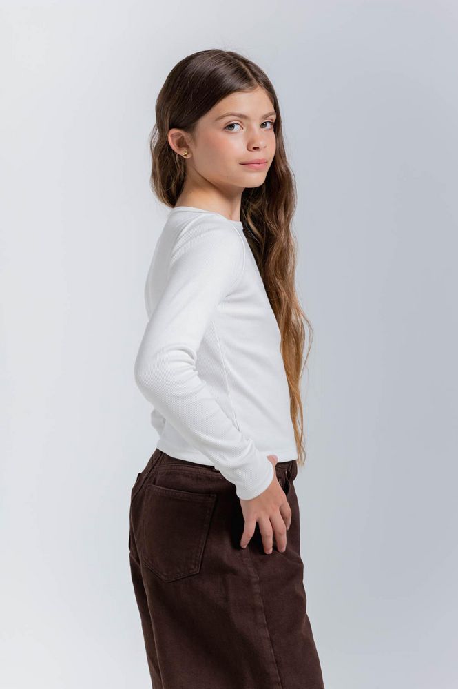 Blusa Manga Larga Ajustada PEOPLE