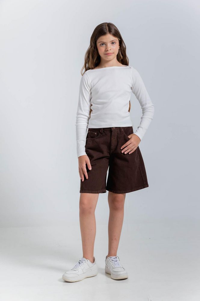 Blusa Manga Larga Ajustada PEOPLE