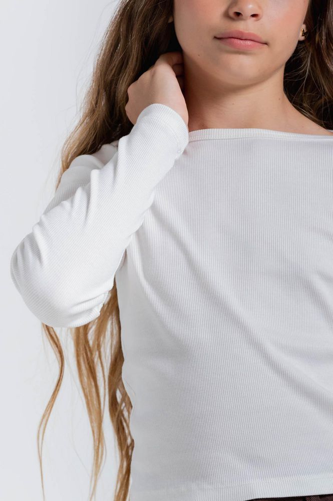 Blusa Manga Larga Ajustada PEOPLE