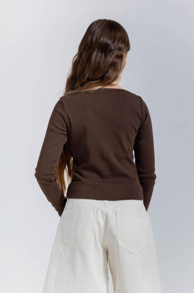 Blusa Manga Larga Ajustada PEOPLE