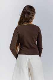 Blusa Manga Larga Ajustada PEOPLE