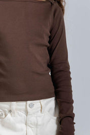 Blusa Manga Larga Ajustada PEOPLE