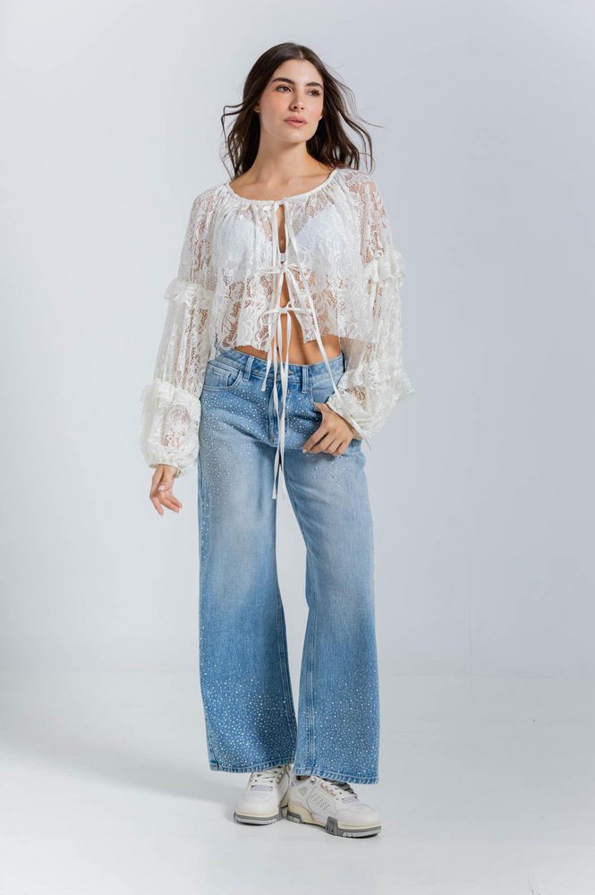 Blusa Manga Larga Oversize PEOPLE