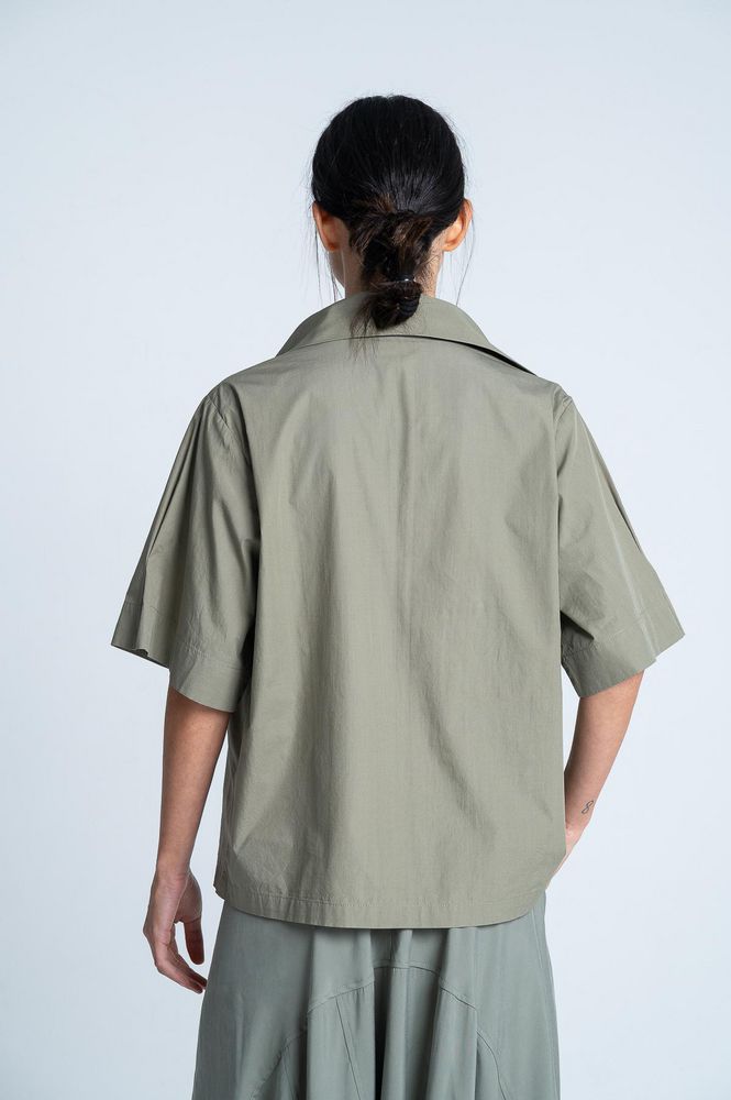 Blusa Tela Popelina Amplia ARKITECT