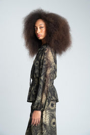 Blusa Full estampada Amplia ARKITECT