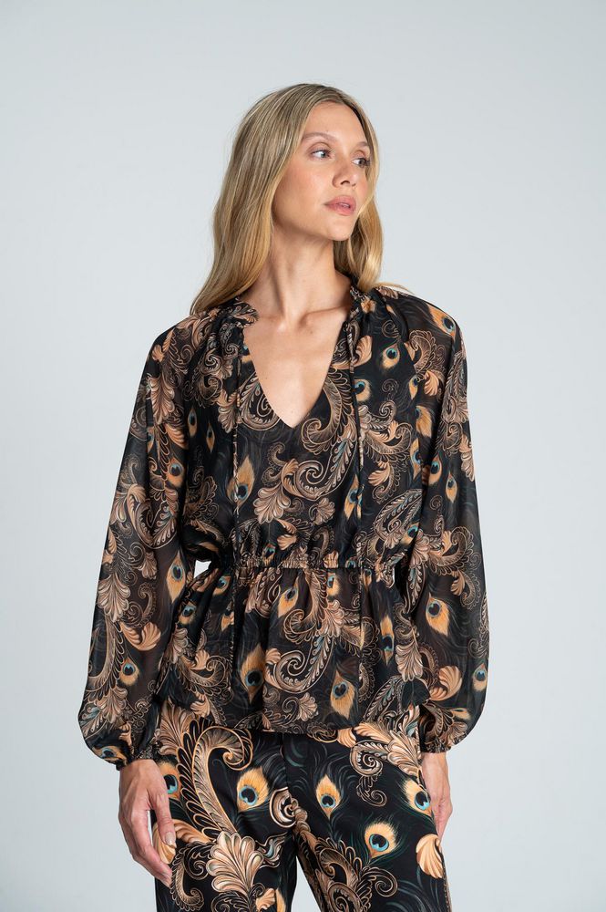 Blusa Full estampada Amplia ARKITECT