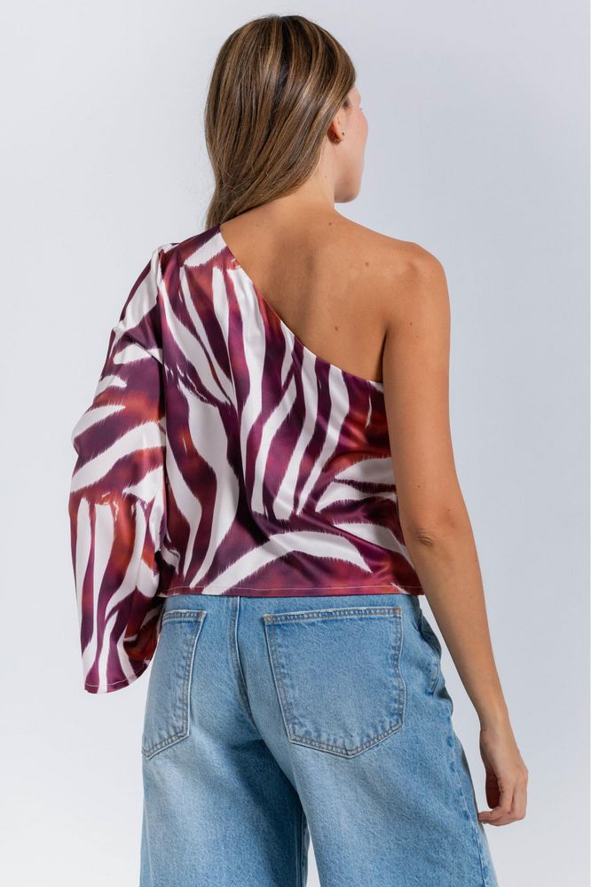 Blusa un Blusa Estampada Amplia ARKITECT