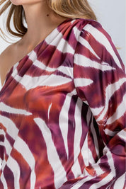 Blusa un Blusa Estampada Amplia ARKITECT