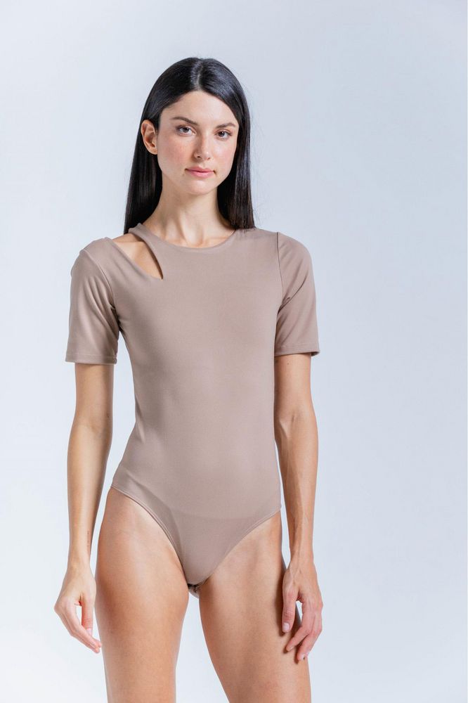 Body Manga Corta Ajustada ARKITECT