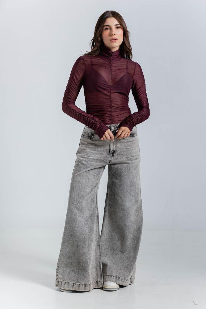 Body Manga Larga Slim PEOPLE