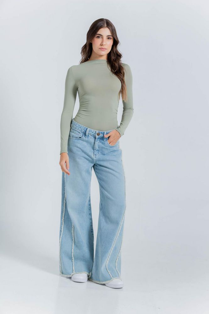 Body Manga Larga Slim PEOPLE