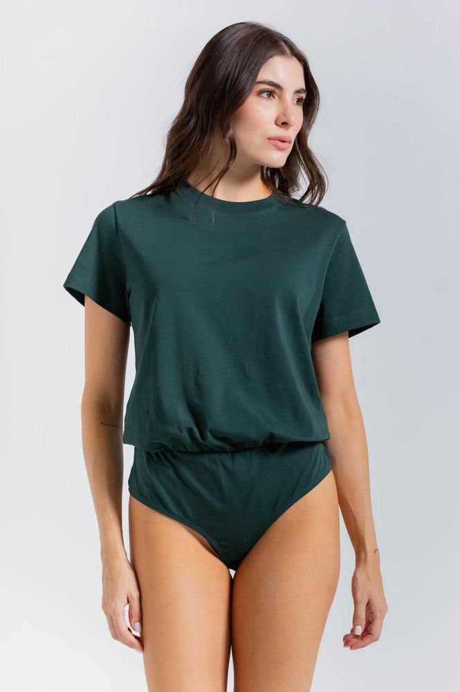 Body Manga Corta Ajustado PEOPLE