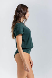 Body Manga Corta Ajustado PEOPLE