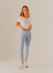 Camiseta Cuello en V  Regular fit PEOPLE