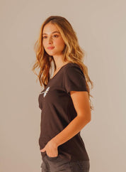 Camiseta Cuello en V  Regular fit PEOPLE