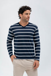 Camiseta Cuello en V  Clásico BRONZINI
