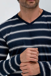 Camiseta Cuello en V  Clásico BRONZINI