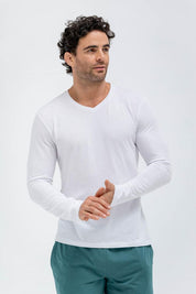 Camiseta Cuello en V  Clásico BRONZINI