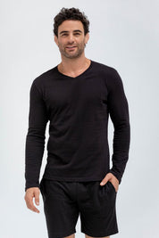 Camiseta Cuello en V  Clásico BRONZINI