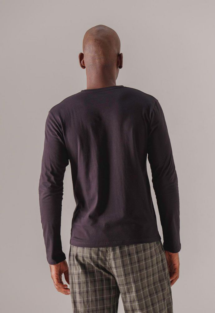 Camiseta Cuello en V  Clásico BRONZINI