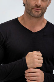 Camiseta Cuello en V  Clásico BRONZINI
