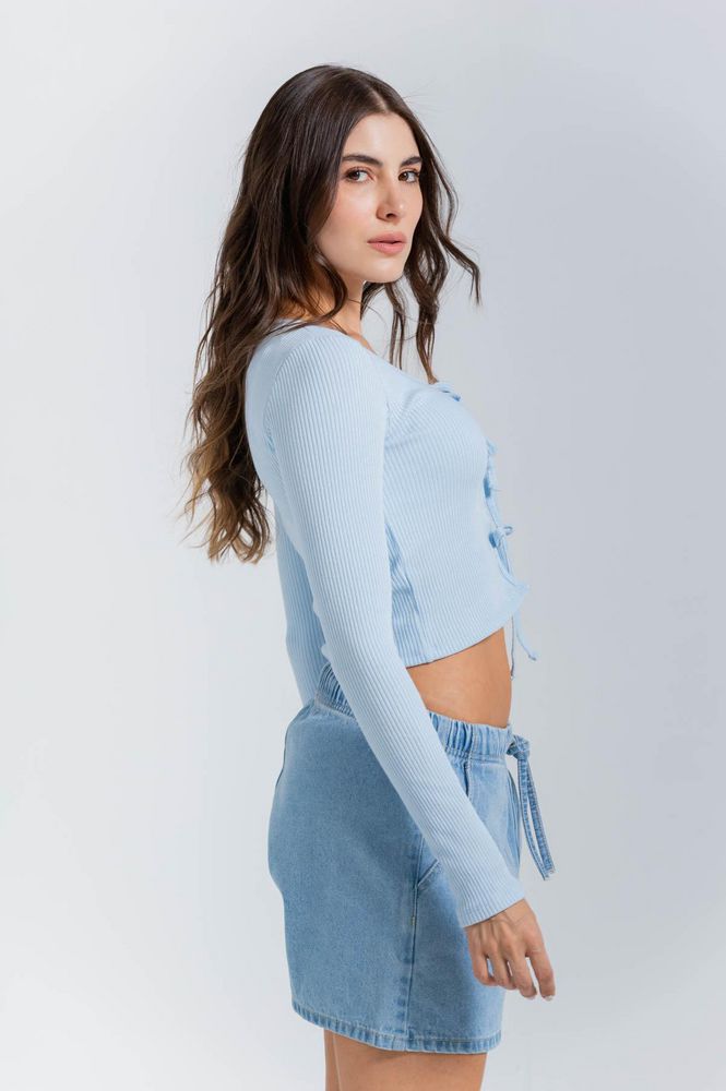 Camiseta Manga Larga Regular fit PEOPLE