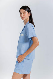 Camisa Pijama  Corta Amplia BRONZINI